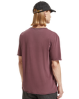 Scotch & Soda Raw Edge T-Shirt | Berry Wine