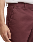 Scotch & Soda Seasonal Mott Chino | Berry Wine