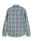 Scotch & Soda Archive Flannel Shirt | Blue Red Check