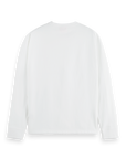 Scotch & Soda Badge Long Sleeve T-Shirt | White