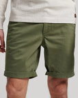 Superdry Vintage Officer Chino Shorts | Olive Khaki