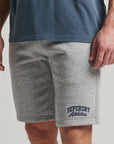 Superdry Vintage Gym Athletic Shorts | Grey Marle