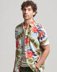 Superdry Vintage Hawaiian Shirt | Optic Banana Leaf