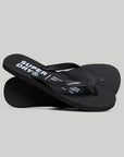 Superdry Studios Vegan Flip Flops | Black