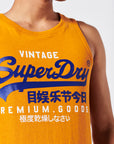 Superdry Vintage VL Vest | Gold