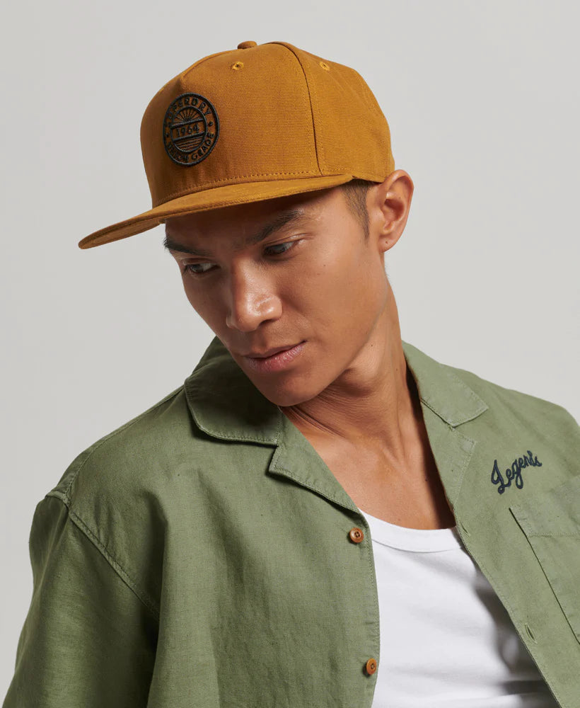 Superdry top flat cap