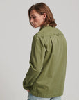 Superdry Vintage Canvas Overshirt | Olive Khaki