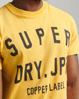 Superdry Vintage Copper Label T Shirt | Pigment Yellow