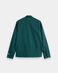 Scotch & Soda Pinstripe Jacket | Pitch Green