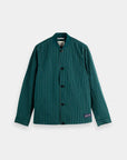 Scotch & Soda Pinstripe Jacket | Pitch Green