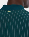 Scotch & Soda Pinstripe Jacket | Pitch Green