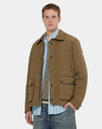 Scotch & Soda Geo Quilted Jacket | Golden Brown