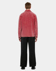 Scotch & Soda Washed Cord Worker Jacket | Dusty Red