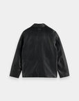 Scotch & Soda Leather Blazer | Black