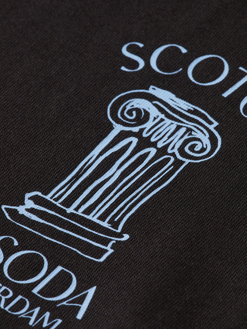 Scotch & Soda Grecian Crest T-Shirt | Black