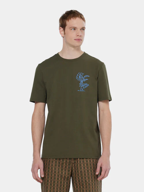 Scotch & Soda Central Park Lily T-Shirt | Moss