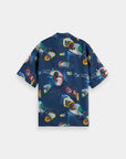 Scotch & Soda Short Sleeve Shirt | Picasso Blue