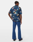 Scotch & Soda Short Sleeve Shirt | Picasso Blue