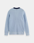 Scotch & Soda Caddy Knit Cardigan | Sky Blue