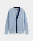Scotch & Soda Caddy Knit Cardigan | Sky Blue