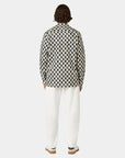 Scotch & Soda Geo Long Sleeve Shirt | Gray/White