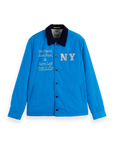 Scotch & Soda Satin Club Jacket | League Blue
