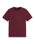 Scotch & Soda Logo T-Shirt | Bordeaux