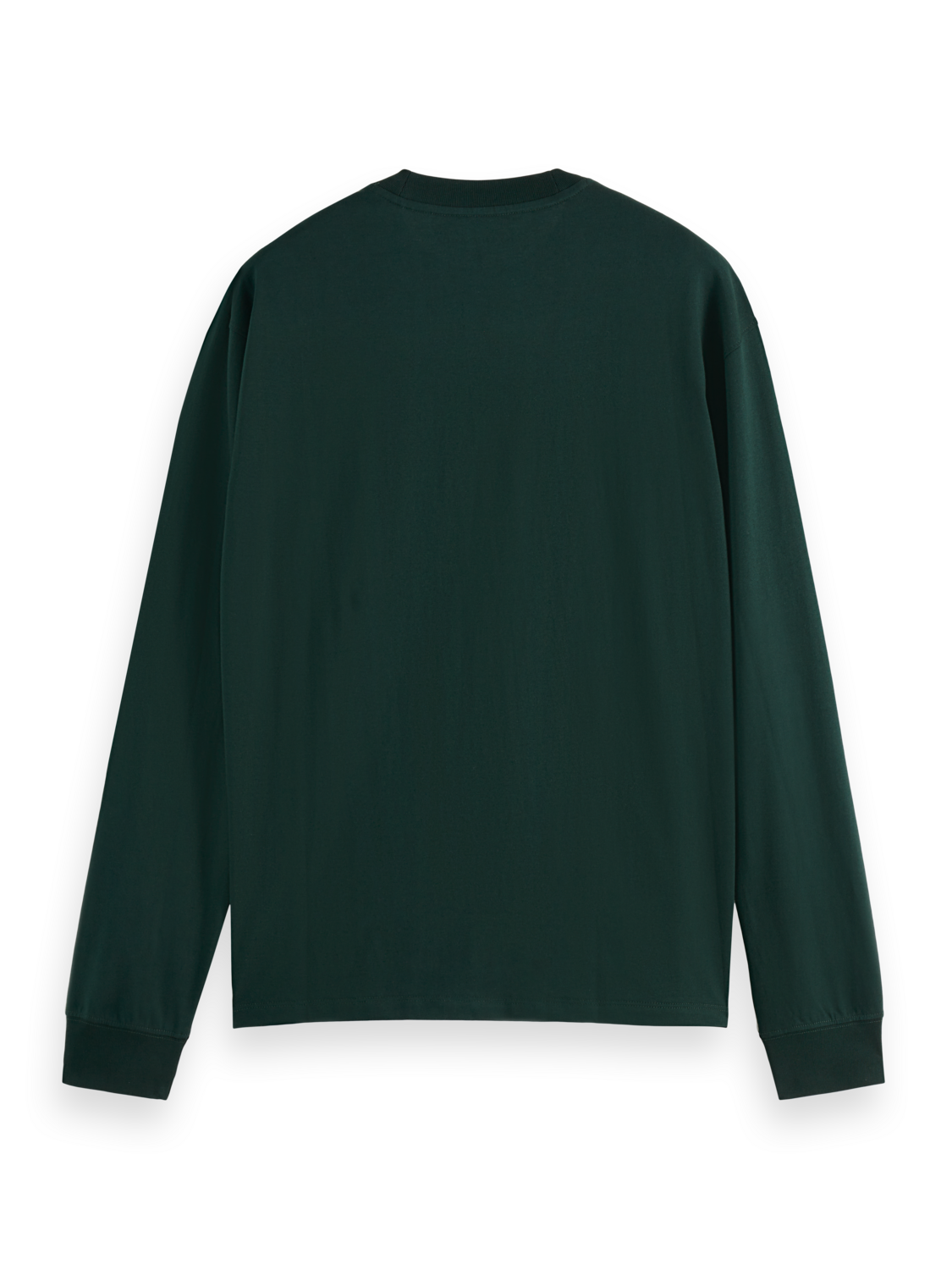 Scotch & Soda Logo Long Sleeve T-Shirt | Amsterdam Green