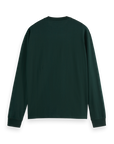 Scotch & Soda Logo Long Sleeve T-Shirt | Amsterdam Green