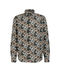 Fil Noir Deco Floral Shirt | Taupe