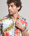 Superdry Vintage Hawaiian Shirt | Optic Banana Leaf