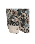 Fil Noir Deco Floral Shirt | Taupe