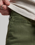 Superdry Vintage Officer Chino Shorts | Olive Khaki
