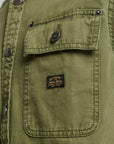 Superdry Vintage Canvas Overshirt | Olive Khaki
