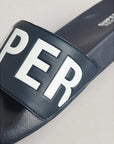 Superdry Code Core Pool Slides | Deep Navy/Optic