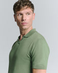 No Excess Vee Polo Shirt | Avocado