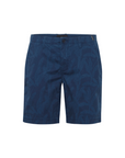 Blend Maui Printed Cotton Short | Blue Multi