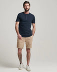 Superdry Vintage Officer Chino Shorts | Stone Wash