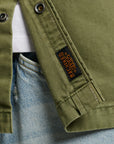 Superdry Vintage Canvas Overshirt | Olive Khaki