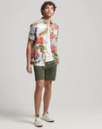 Superdry Vintage Hawaiian Shirt | Optic Banana Leaf