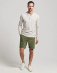 Superdry Vintage Officer Chino Shorts | Olive Khaki