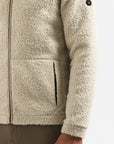 No Excess Teddy Zip Sweater | Sand