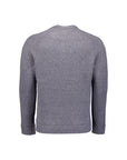 No Excess Wool Blend Crew Neck Sweater | Washed Blue