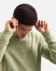 No Excess Wool Blend Crew Neck Sweater | Light Moss