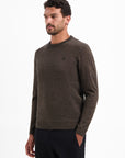 No Excess Melange Crew Neck Sweater | Taupe