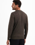 No Excess Melange Crew Neck Sweater | Taupe