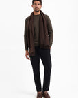 No Excess Melange Crew Neck Sweater | Taupe