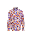 Fil Noir Vibrant Floral Shirt | Orange/Purple