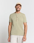 No Excess Crew Neck Solid Tee | Light Moss
