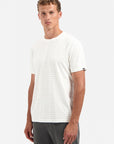 No Excess Yarn Dyed Pin Stripe Tee | Off White